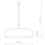 Подвесной светильник Nowodvorski Croco 8948 (220V, на проводе, круглые)