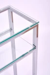 Консольный стол AllConsoles 1042-CS clear серебряный