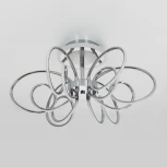 Потолочная люстра RGB на штанге Citilux Salma Smart CL224A161 (LED, 220V, голосовое управление, пульт управления, управление смартфоном, умный дом - Алиса, Маруся, Экосистема Сбер)