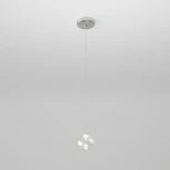 Подвесной светильник светодиодный Eurosvet WONDER со стеклянным плафоном 50234/1 LED прозрачный (220V, на проводе, шар)