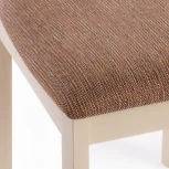 Стул Гольфи 2/ Golfi 2 дерево гевея, 45*51*94, ivory white, ткань кор.-зол. (1505-9) Tetchair 14117