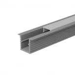 Профиль алюминиевый встраиваемый серый 11х9х2000мм для узкой ленты шириной 5мм Wolta WAP WAP-S-11/9/2000-A
