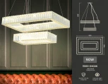 Подвесная люстра Ambrella TRADITIONAL TR5007 (LED, 220V, хрусталь, на тросе)