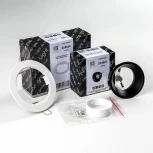 Встраиваемый светильник под LED модуль/ламп МR16 Lightstar Domino D61607WMOD (220V, круглые)