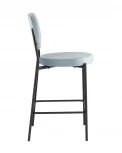 Стул полубарный Stool Group Барбара NEW велюр серо-голубой УТ000036052