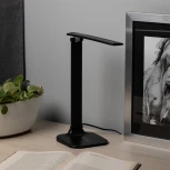 Офисная настольная лампа светодиодная складываемая с регулировкой яркости ЭРА NLED-484-11W-BK