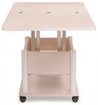 Стол-трансформер Woodville Виват светлый венге / белый 402947