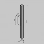 Настенный светильник Maytoni Calipso C082WL-12W2.7K-B