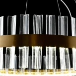 Подвесной светильник хрустальный светодиодный с пультом Reluce 98011-0.4-500 TB (220V, на тросе)