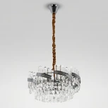 Подвесная люстра хрустальная Modelux MODELUX ML.750.9 CR