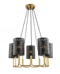 Потолочная люстра Lumien Hall Ноэль 4005/5P-GD-BK