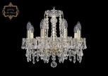 Подвесная люстра Art Classic 11.23 11.23.8.141.Gd.Dr (220V, хрусталь, на цепи, подсвечник, свеча)