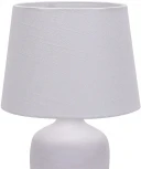 Настольная лампа Escada Antey 10195/L White 1x40Вт E27, керамика/ткань, белый (220V)