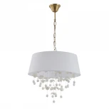 Подвесная люстра с керамическими подвесками (13029/6P White) Indigo Tenerezza V000558 (220V, на цепи)