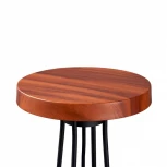 Уличный встраиваемый в грунт светильник со столиком Odeon Light Liana 7108/15GLA окраш. под дерево/металл LED 12W 220V (IP65)