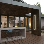 Светильник уличный светодиодный Feron Миконос 48018 DH2003, 45W, 2250Lm, 3000K, черный (220V, IP54)