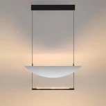 Подвесной светильник Odeon Light Next 7015/20L белый ice crack металл/акрил поворотный на 360 LED 1*20W GLIDER (220V, на проводе)