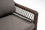 "Гранд Латте" диван трехместный из искусственного ротанга, цвет коричневый 4SIS арт.УТ-00002848