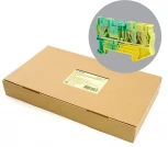 Зажим пружинный 3-х проводной проходной Stekker 49260