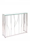 Консольный стол AllConsoles 1022-CS clear серебряный