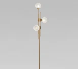 Торшер Eurosvet Volver 01383/3 латунь (220V, выключатель, шарики)