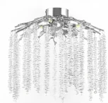 Потолочная люстра хрустальная Arte Milano Milan23 233001/D360/3/A Cr (220V)
