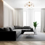 Потолочная люстра на штанге Escada Gloss 1141/6PL Clear (220V)