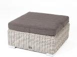 "Лунго" плетеная оттоманка с подушкой, цвет бежевый 4SIS арт.УТ-00001785