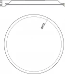 Светильник потолочный светодиодный Stilfort Alumin 4016/05/05C (регулировка яркости, 220V, пульт управления, круглые)