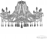 Подвесная люстра Bohemia 107 107/12/360 Ni (220V, подвески, на цепи, подсвечник, свеча)