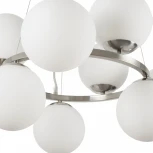 Подвесная люстра MyFar Aerton MR1946-9P (220V, на тросе, шарики, молекулы)