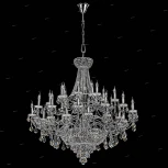 Подвесная большая люстра Osgona Classic 700514 (220V, хрусталь, подсвечник, свеча)