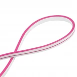 Гибкая светодиодная лента катушка 5м, розовый свет Uniel Neon ULS-N01-2835-120LED/m-6mm-IP67-DC12V-9W/m-5M-PINK блистер