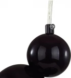 Подвесной светельник Lumion Blasen 6566/1A черный/белый матовый/металл/стекло E27 1*40W 220V (на проводе, шарики)