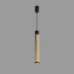 Подвесной светильник iLedex Delta 2366-1 BK+BR (220V, на проводе, круглые)