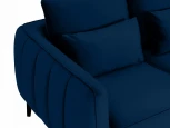 Диван Amsterdam двухместный ОГОГО 342691 (темно-синий)