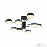 Потолочная люстра на штанге Arte Milano Ferrara 250906/8B Bk/Gr (LED, 220V, круглые)