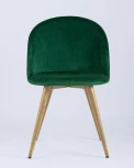 Стул Stool Group Лион велюр с ромбами зеленый УТ000003338