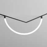 Трековый светильник с гибким неоном 220 Denkirs Smart Ray DK8060-BK (LED, пульт управления)