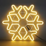Световая фигура Снежинка светодиодная из гибкого неона Sneha A-942 WW/W " (220V)