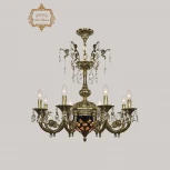 Подвесная люстра Art Classic 31.12 31.12.8.KR175SP.250IT.GB.Sp.Amber.Blue.1E