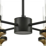 Потолочная люстра на штанге Lumion Tamaresa 8112/24 черный/бронза/прозрачный, металл/стекло G9 24*30W 220V