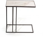 Журнальный столик Stone 026-1, керамика белая Top Concept A026.2 A01