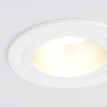 Встраиваемый точечный светильник Elektrostandard 122 MR16 серебро/белый