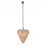 Подвесная люстра Vitaluce V5843-7/10 (220V, хрусталь, на цепи, круглые)