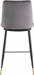 Стул полубарный Stool Group Мелисса велюр темно-серый УТ000035752