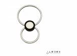 Настенно-потолочный светильник iLedex Galaxy X046324 24W 3000K BK (220V, кольцо)