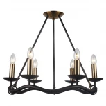 Потолочная люстра Lussole Lgo Roosevelt LSP-0212 (220V, подсвечник, свеча, IP21)