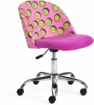 Кресло MELODY (Ткань,Флок /Фиолетовый)