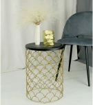 Столик кофейный SHT-CT24 золото/черный муар от фабрики Mebelik